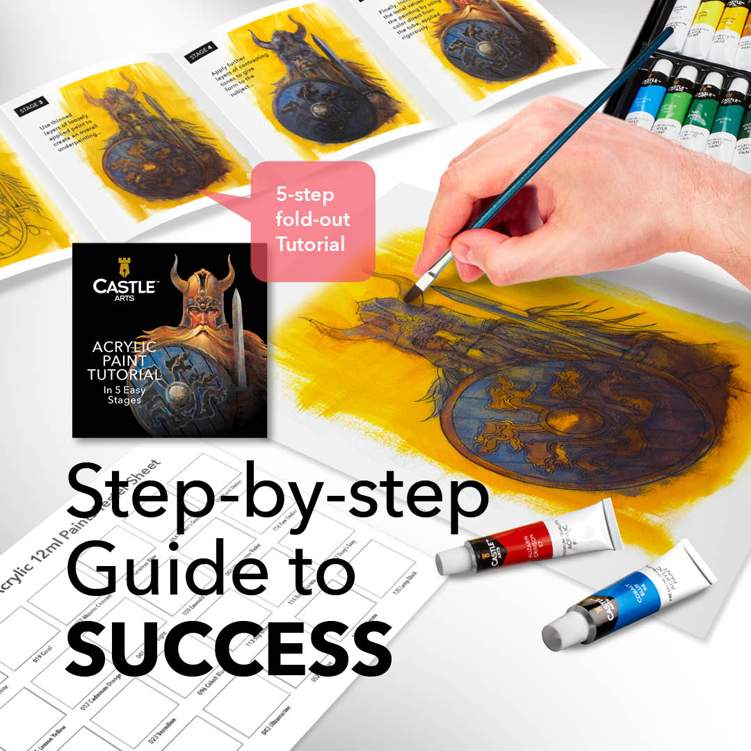 24 -częściowy zestaw farby akrylowej