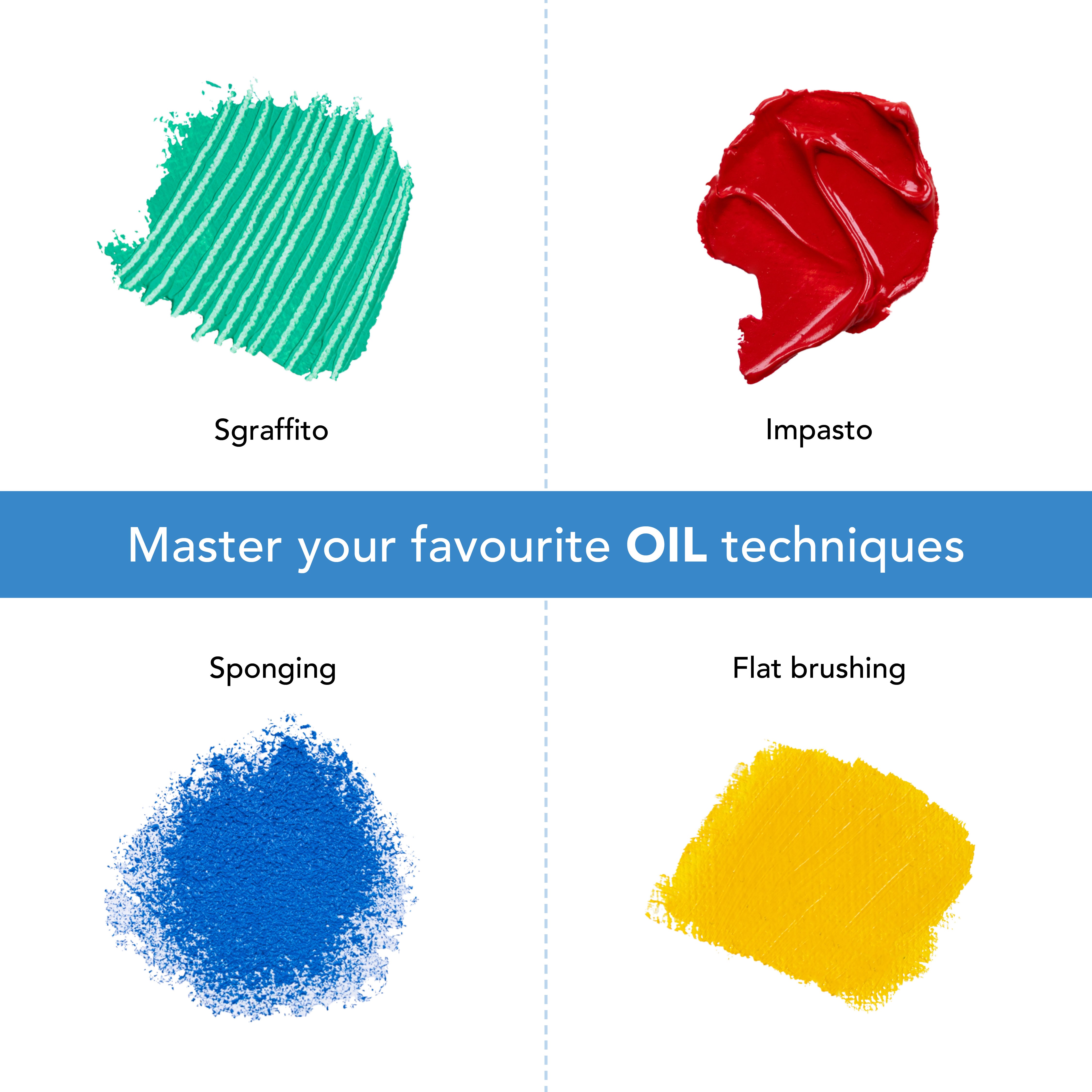 24 -częściowy zestaw farby olejnej