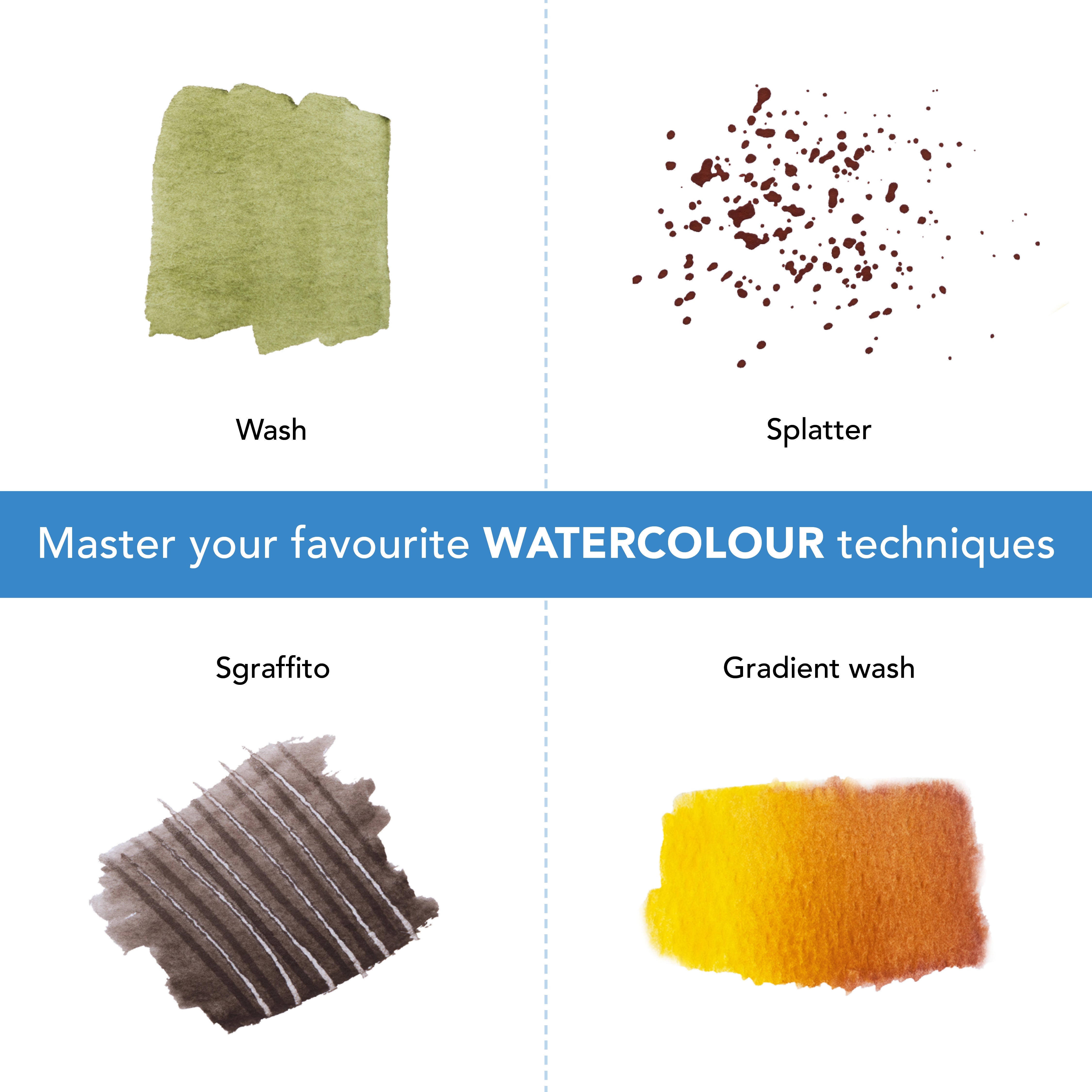 24 -częściowy zestaw do farby akwarelowej