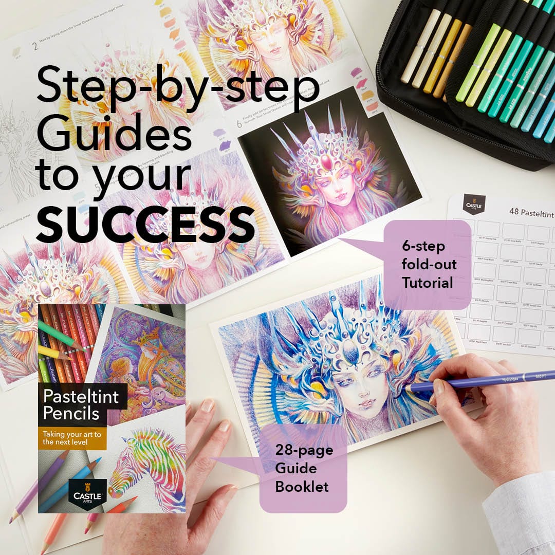 342 pièces Poule d'œuvre de cas de zip coloriste experte