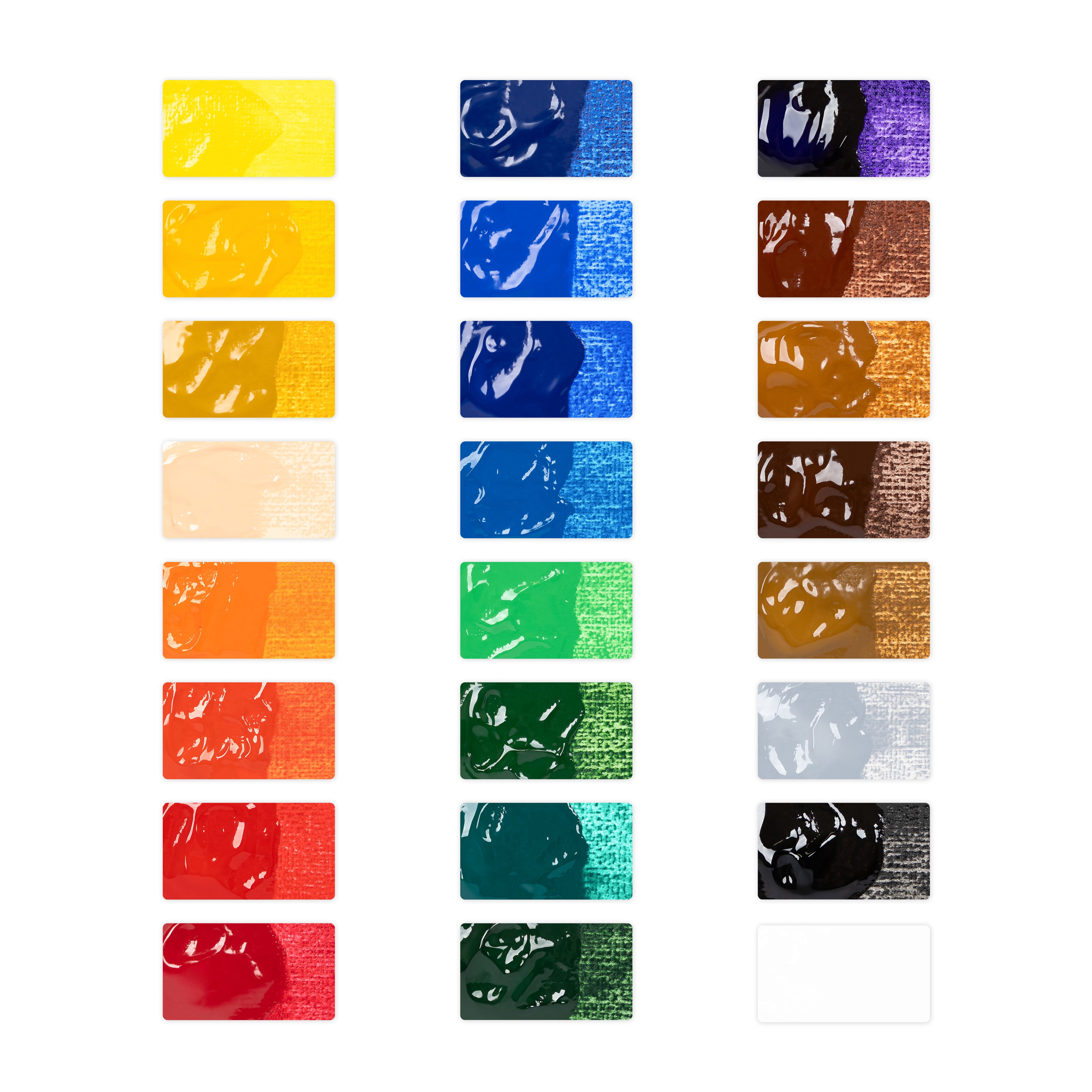 Ensemble de peinture acrylique 24 pièces