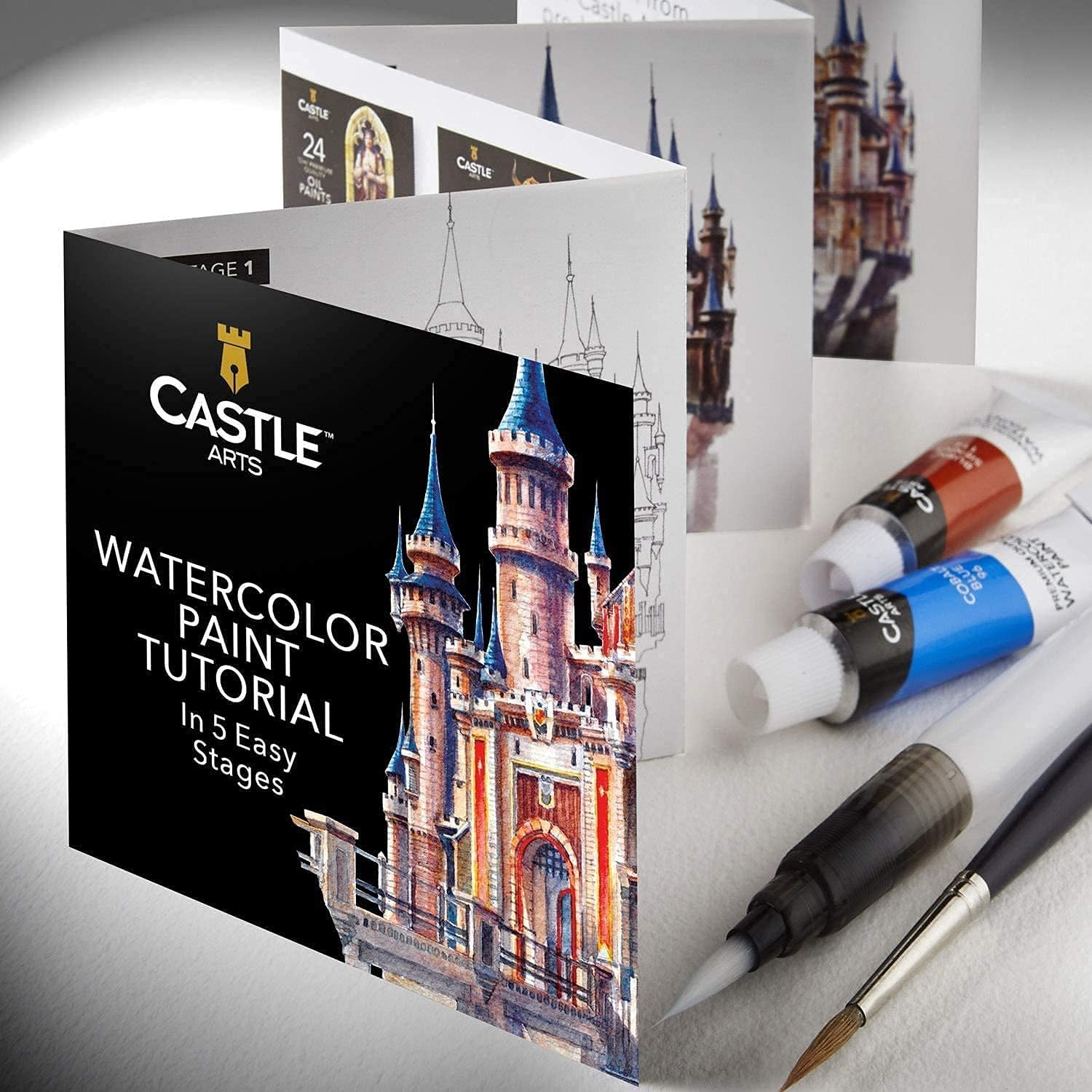 Ensemble d'aquarelles de 120 pièces