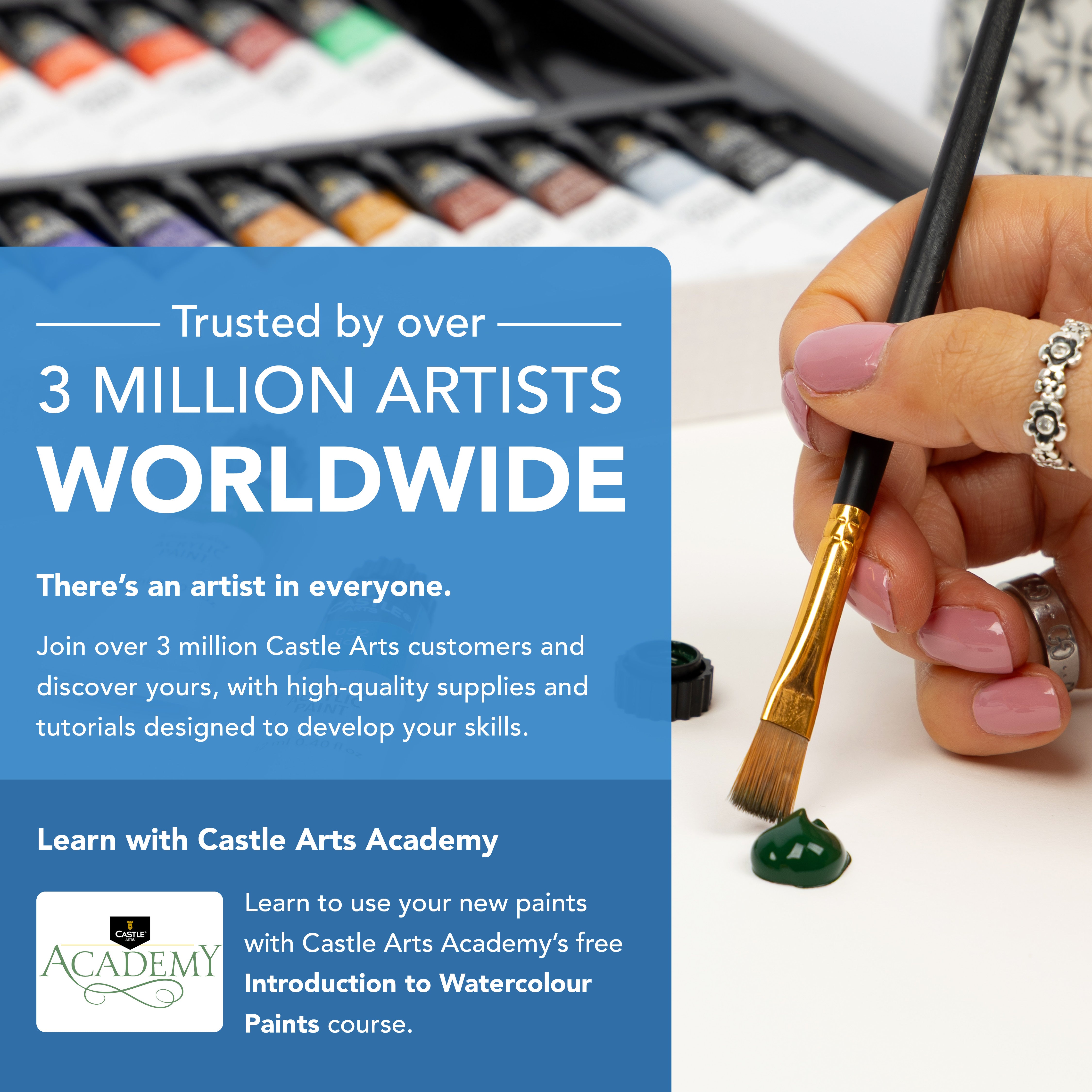 Ensemble de peinture aquarelle de 24 pièces