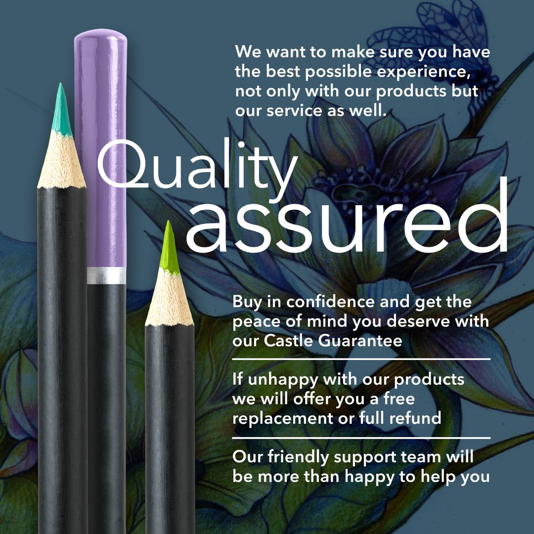 24 -częściowy ołówek botaniczny ustawiony na wyświetlacz Tin