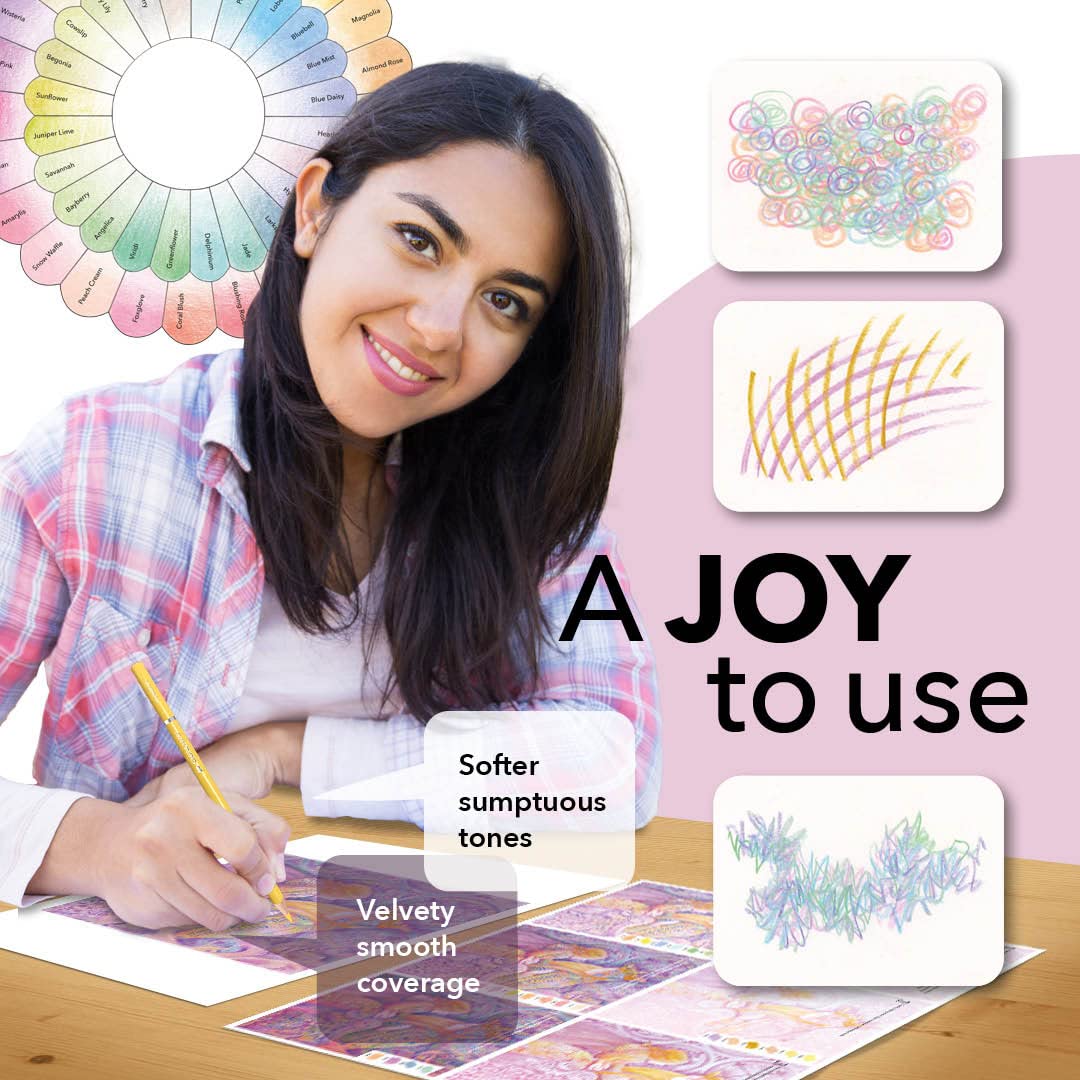 48-częściowy zestaw kredek w kolorze pastelowym w ekspozycyjnej puszce