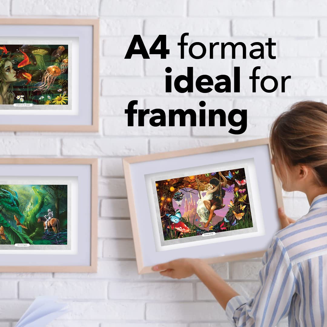 36 pages livre de coloriage fantastique enchanteur