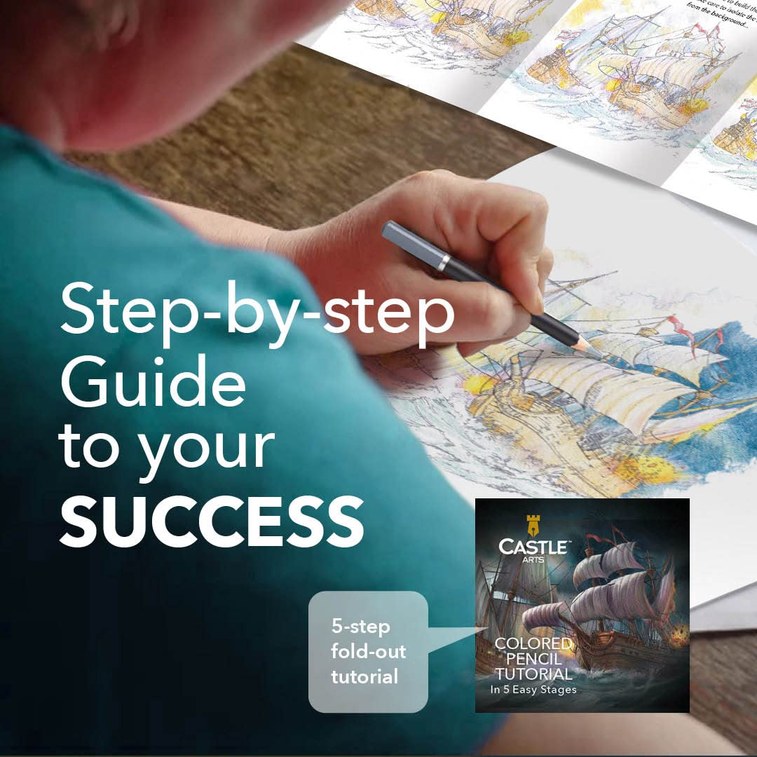 120-częściowy kolorowy ołówek w obudowie zip-up