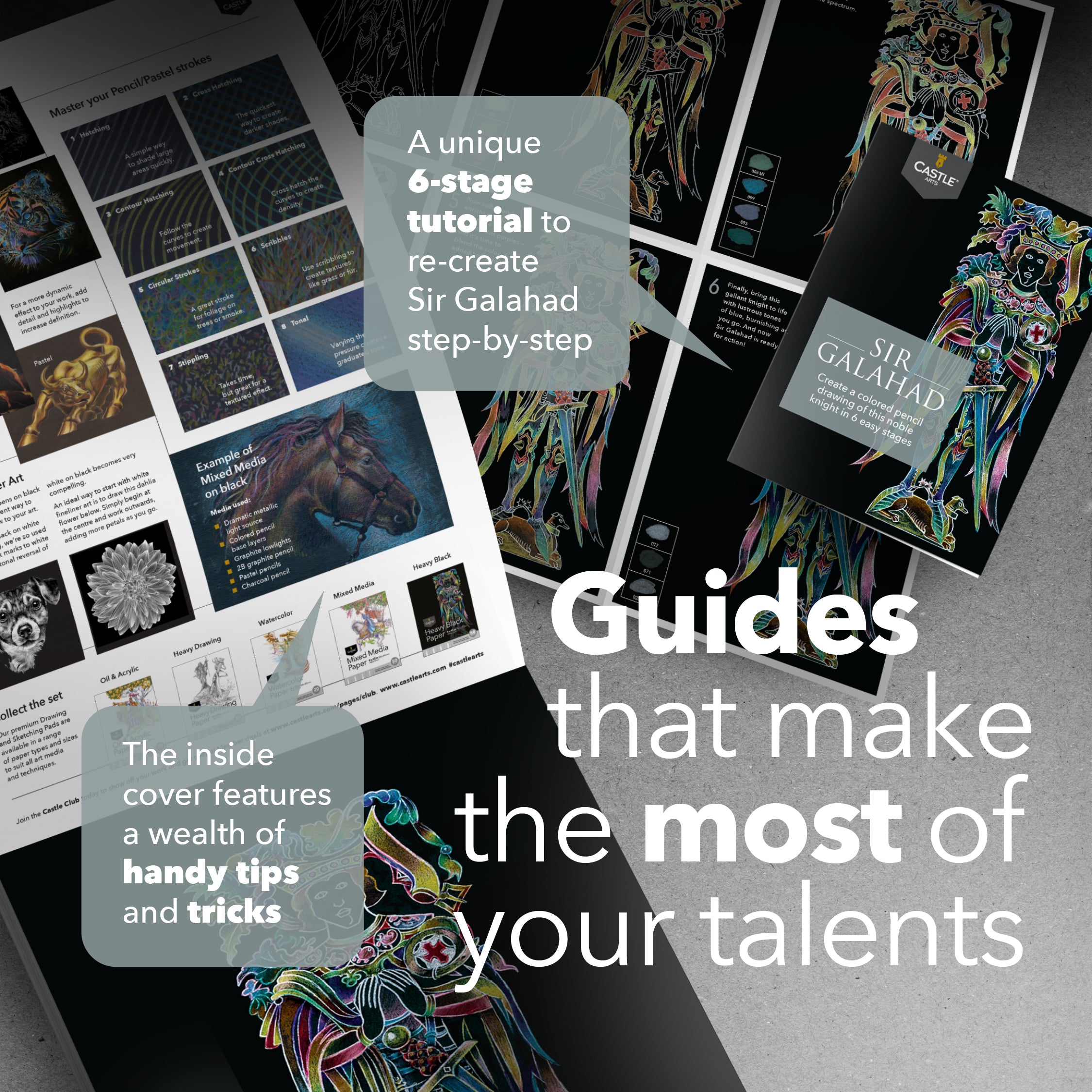 100 Fogli Blocchi Da Disegno In Carta Nera Pesante 9" x 12"