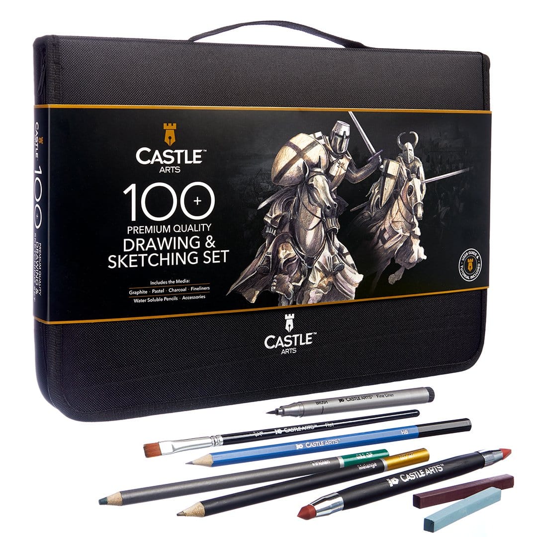 Dessin Crayons Art Kit, Stylos à dessin Art Professionnel Graphite
