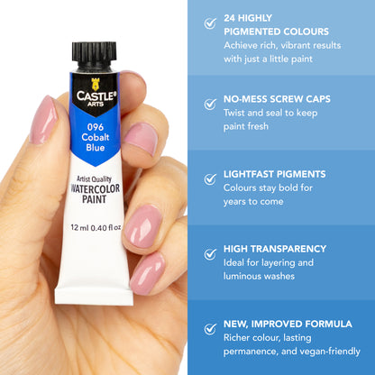 24 -delige aquarel verfset