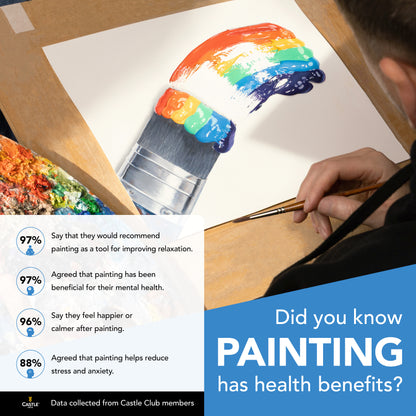 Juego de pintura al óleo de 24 piezas