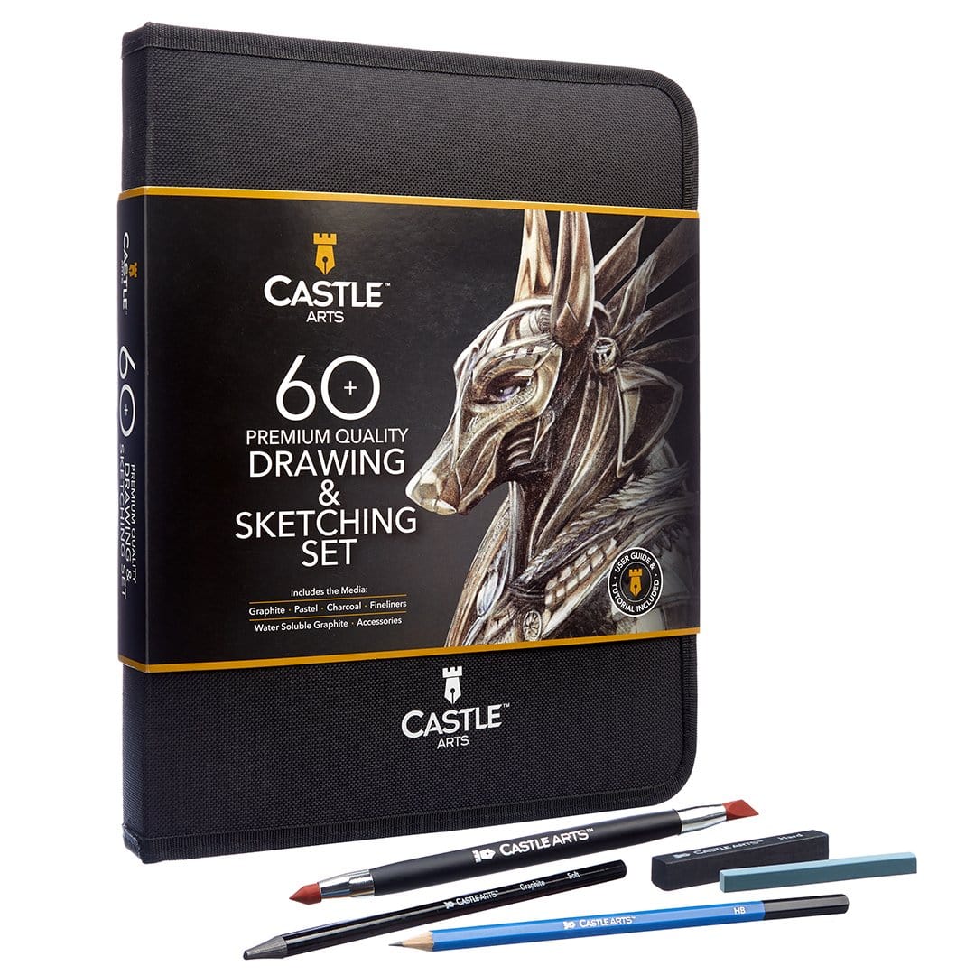 278 Piece Premium Drawing and Colouring Pencil Tin Bundle