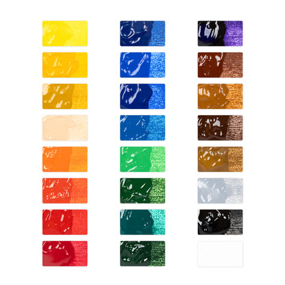 Ensemble de peinture acrylique 24 pièces