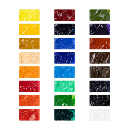 Juego de pintura al óleo de 24 piezas