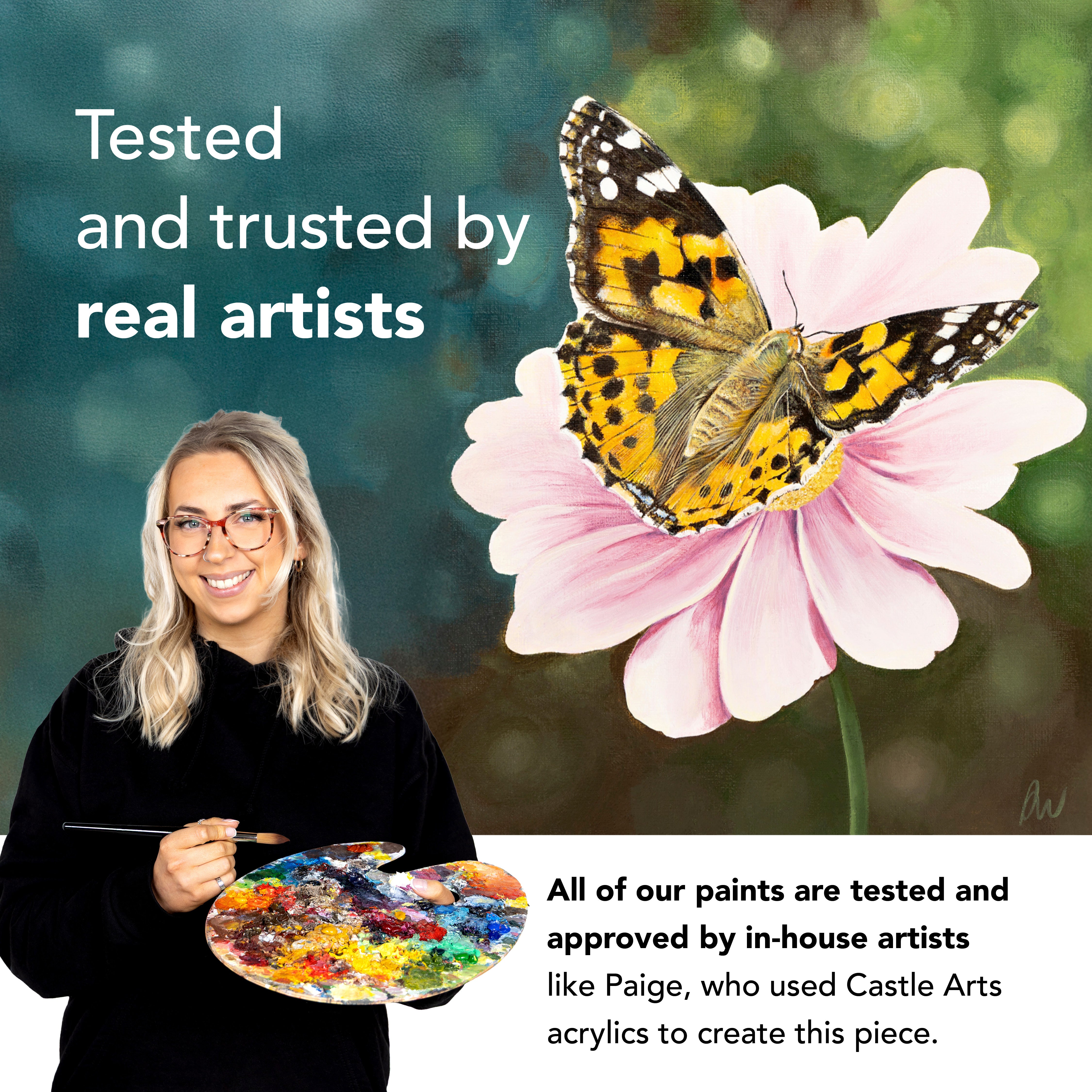 Ensemble de peinture acrylique 24 pièces