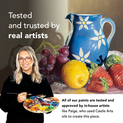 Juego de pintura al óleo de 24 piezas