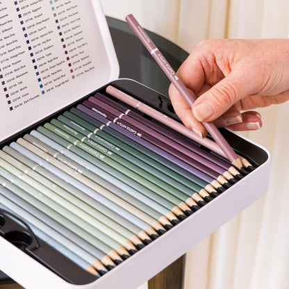 Crayons de Couleur - Castle Art Supplies - Set de 72 - Mines Tendres - Multicolore - Professionnels - Beaux-Arts et Loisirs créatifs Crayons de Couleur - Castle Art Supplies - Set de 72 - Mines Tendres - Multicolore - Professionnels - Beaux-Arts et Loisirs créatifs