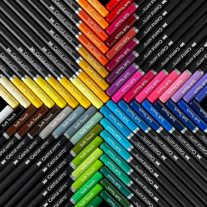 120 Pièces Crayons De Couleur Étain & 2 Carnets De Croquis Lot d'artistes