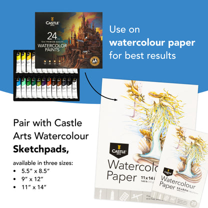 24 -delige aquarel verfset