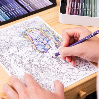 Livre de coloriage harmonieux imprimable [téléchargement numérique]