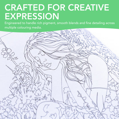 72-seitiges Frühlings-Malbuch