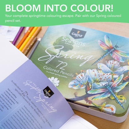 72-seitiges Frühlings-Malbuch
