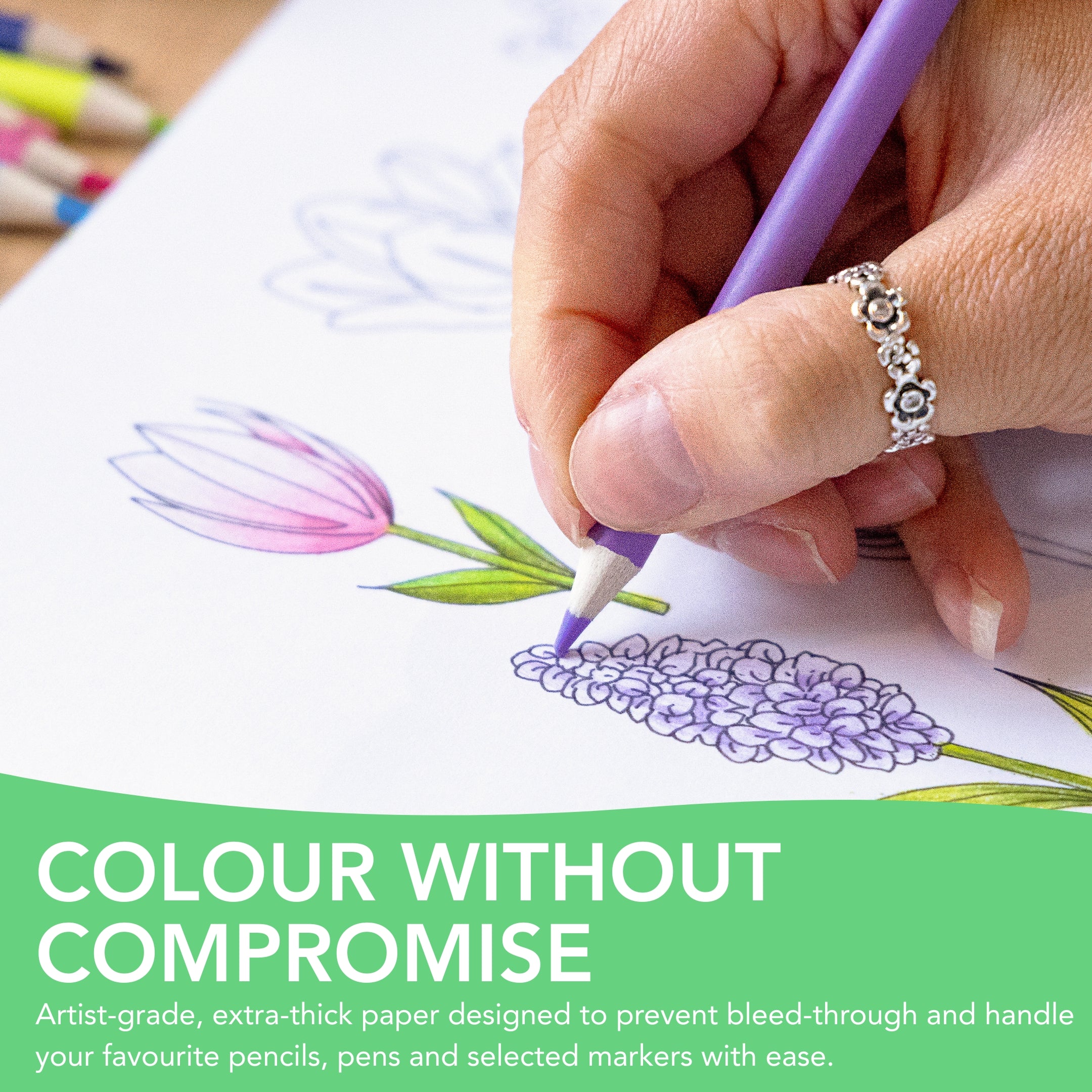 Livre de coloriage de printemps de 72 pages