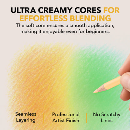 72-częściowy wiosenny zestaw kredek w ekspozycyjnej puszce