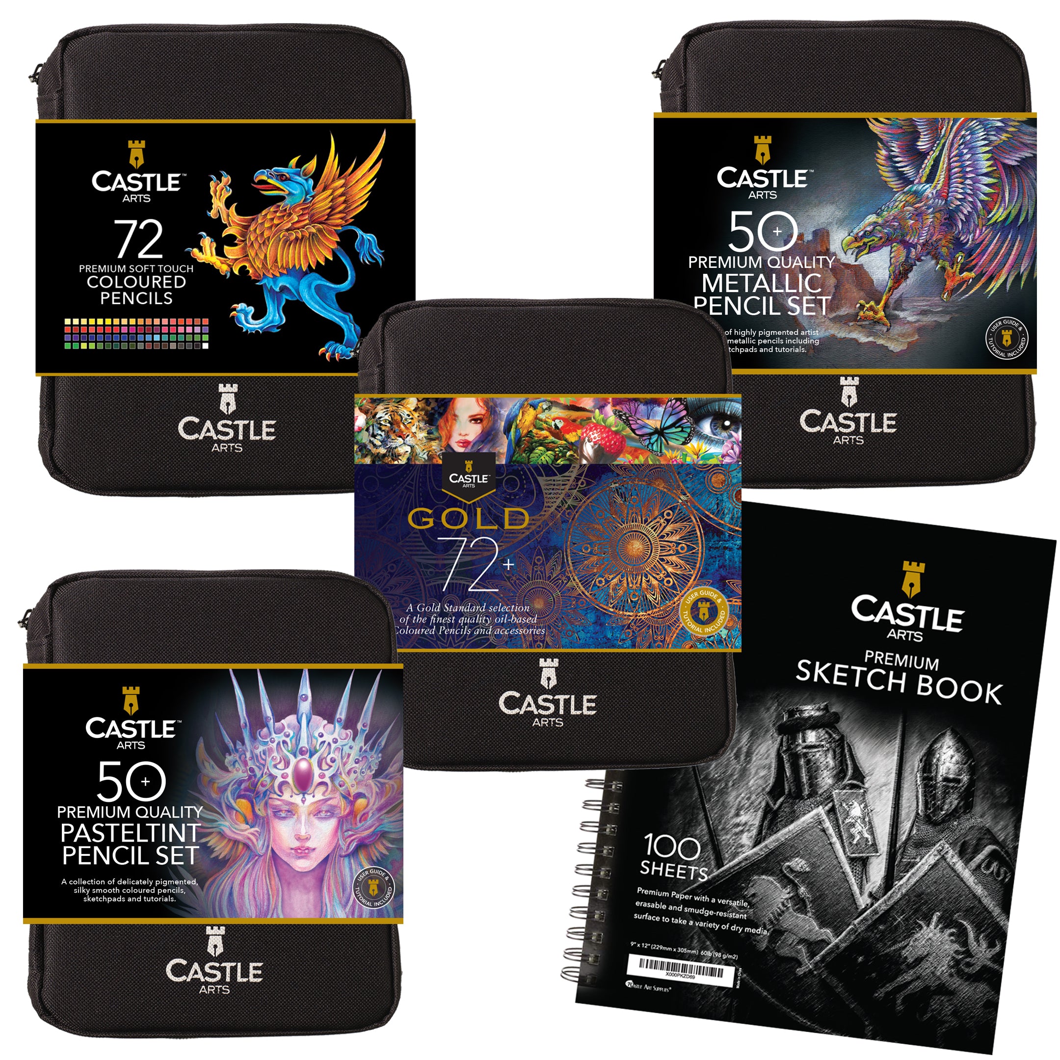 246 Piece Premium Colourist Zip Case Bundle