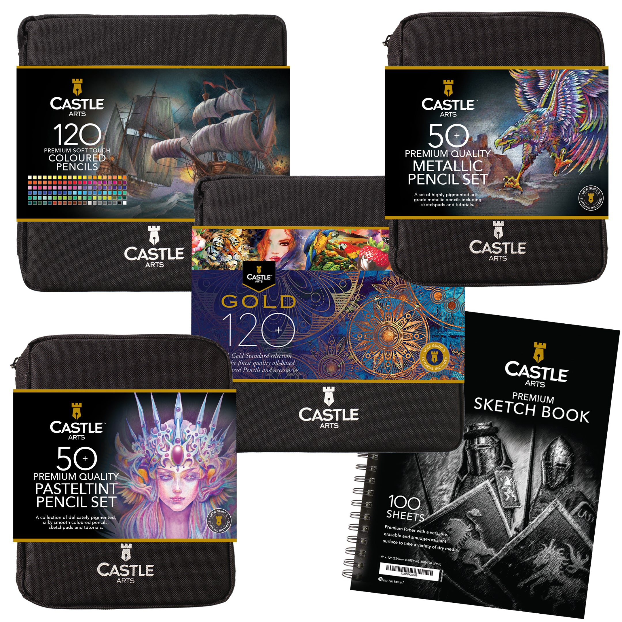 342 delar Expert Colourist Zip Case Bundle