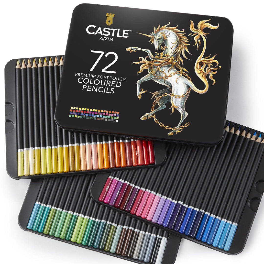 Ccfoud Kit De 72 Crayons De Couleur Fournitures D'art Pour - Temu