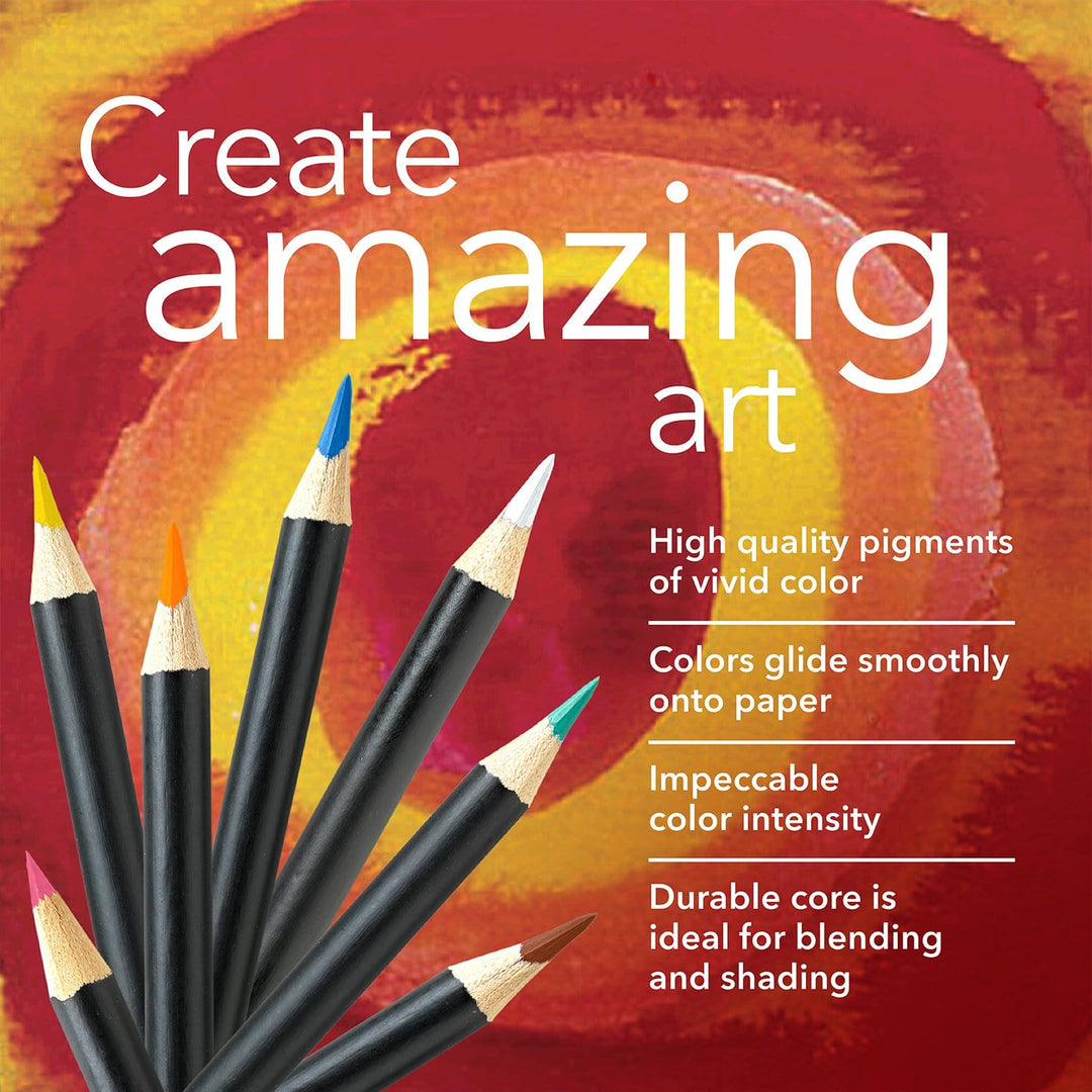 24 Pièces Crayons De Couleur Kandinsky Dans Un Étui À Étain D'affichage
