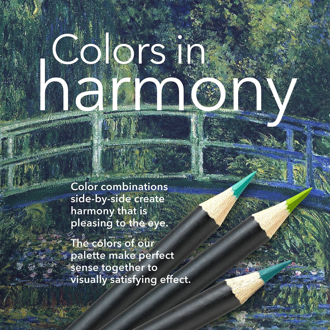 24 Piece Monet Coloured Pencil Set in Display Tin